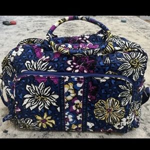 Vera Bradley Weekender Travel Bag Tote African Violet.  Great Condition!